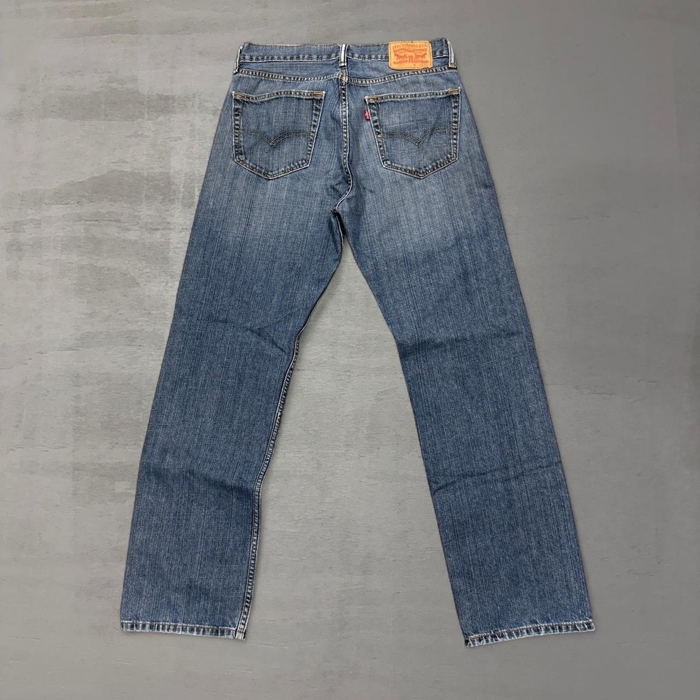 Levi's 505 Regular Fit Jeans Blue Straight Leg Denim 30 x 30